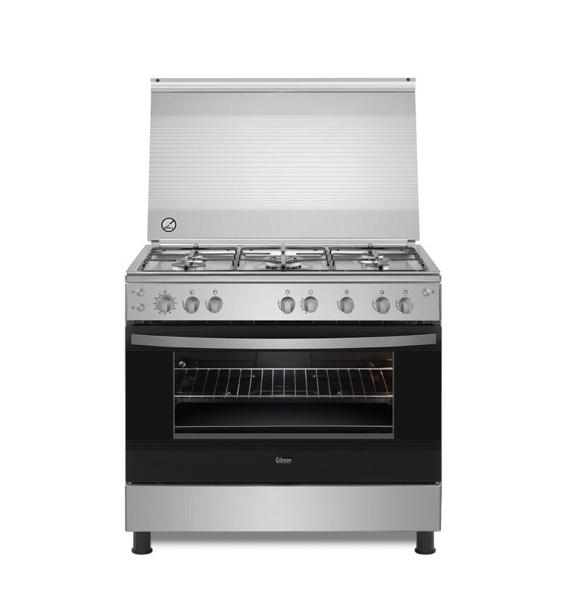 فرن غاز جيبسون 5 عيون  60×90  استيل امان