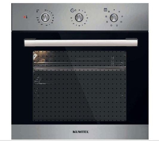 فرن بلت ان كهرباء كومتيل 60سم 8 وظائف استيل (تركي)