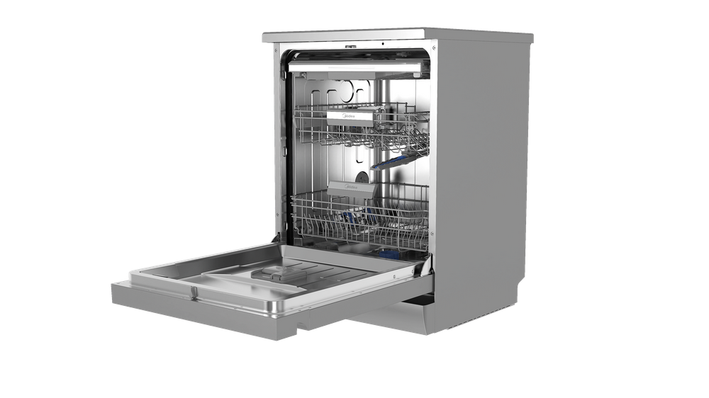 غسالة صحون ميديا 15 مكان تخزين 9 برامج واي فاي سلفر