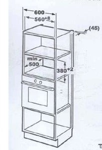 ميكرويف بلت ان كلفنيتور 28 لتر استيل