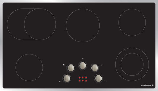سطح بلت ان كهرباء كلفنيتور 90 سم 5 عيون سيراميك