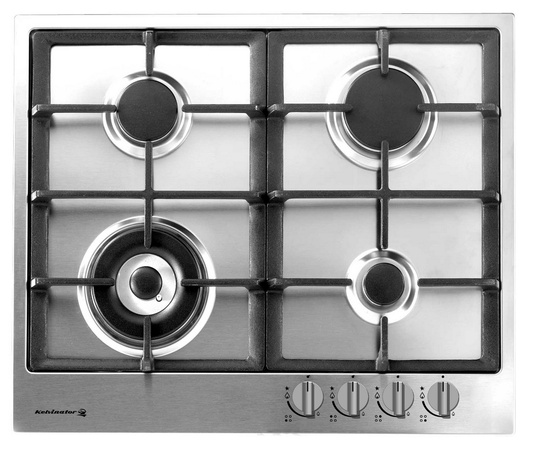 سطح بلت ان كلفنيتور 4 عيون غاز 60 سم استيل (شبك عريض)