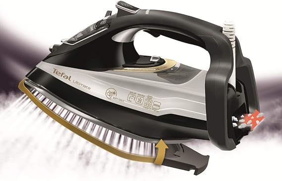 كاوية بخار تيفال 350 مل 2800 واط فرنسي (اسود فى ابيض )