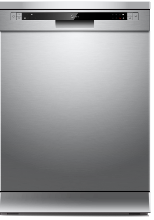 غسالة صحون ميديا 12 مكان 6 برامج +( وظيفة) لون سلفر