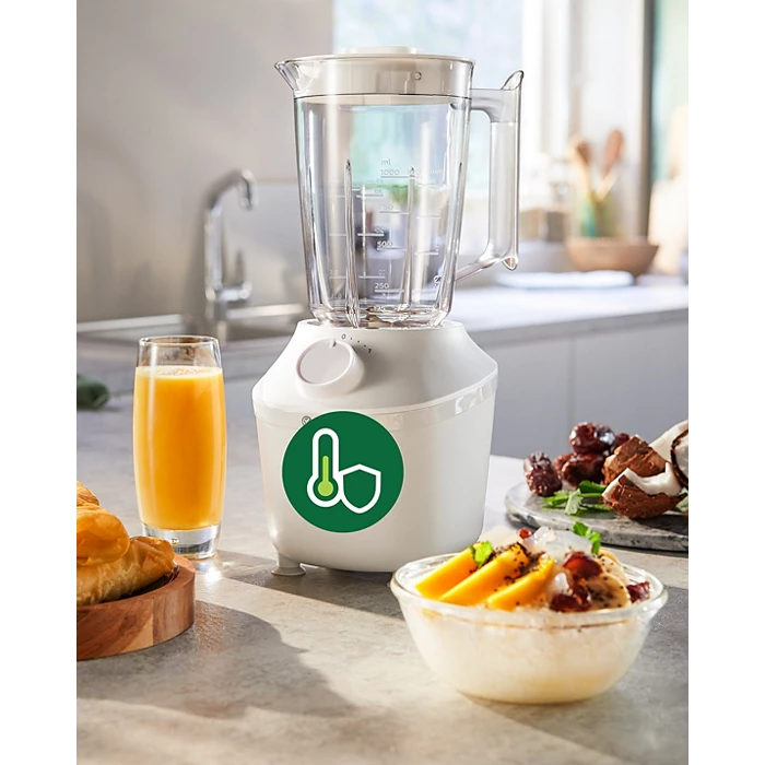 خلاط فيليبس 1.9 لتر 450 واط مع مطحنة تقنية Pro Blend - ابيض