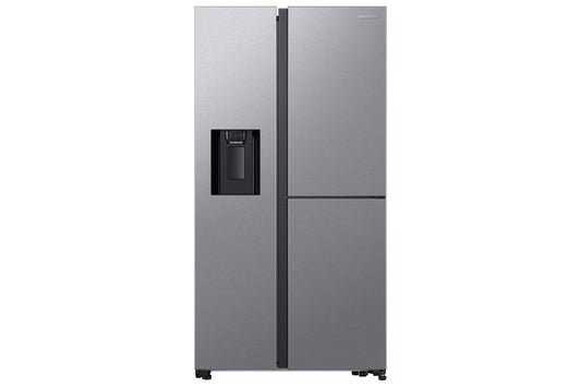 ثلاجة دولابي سامسونج 2 باب مع موزع مياة وثلج سعة الثلاجة 14.4 قدم المجمد 7.1 قدم سلفر واي فاي