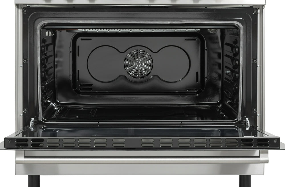 فرن غاز فيستل 60*90 اشعال ذاتي مع مروحة استيل شبك عريض (تركي)