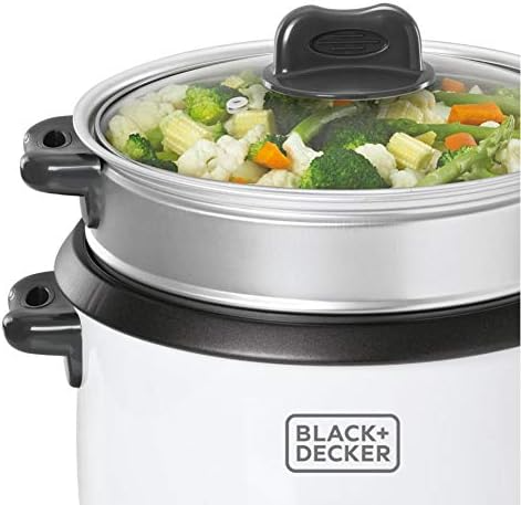 طباح ارز بلاك اند ديكر 1.8 لتر 700 واط ابيض