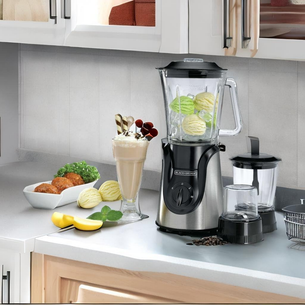 خلاط مع مطحنة ومفرمة بلاك اند ديكر 600 واط