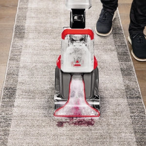 مكنسة غسيل سجاد ومفروشات بيسيل 600 واط جاف ورطب (اسود في احمر)