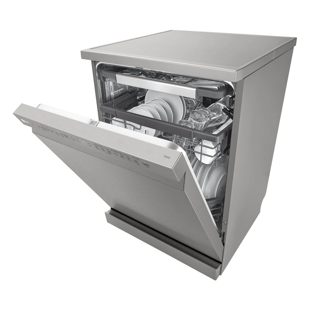 غسالة صحون ال جي 14مكان تخزين 9 برامج انفرتر واي فاي فضي كوري