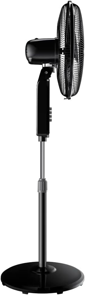 مروحة عامودية مايديا 3 سرعات 50 واط اسود