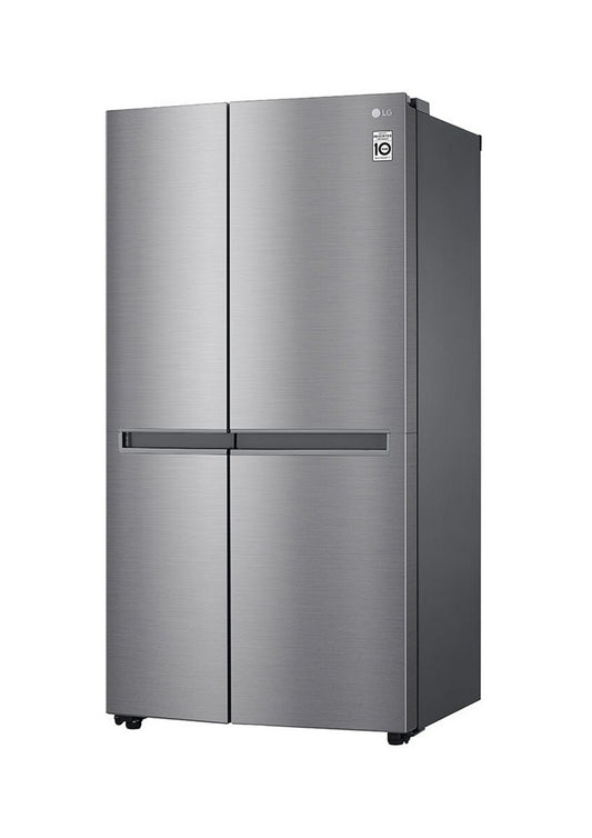 ثلاجة دولابي ال جي 2 باب سعة الثلاجة 14.6 قدم سعة المجمد 8.2 قدم انفرتر فضي غامق