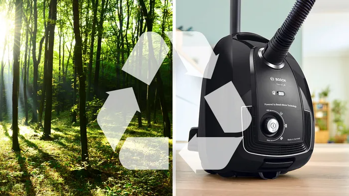 مكنسة مسطحة بوش 4 لتر  850 واط اسود (الماني)