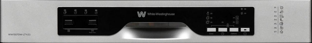 غسالة صحون وايت وستنجهاوس 13 مكان التخزين 7 برامج سلفر غامق (تركي)