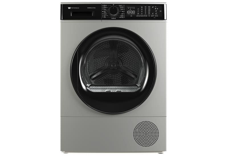 نشافة ملابس وايت وستنجهاوس 8 كيلو 15 برنامج ( تجفيف بالتكثيف ) سلفر غامق تركي