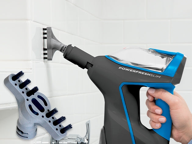 ممسحة بخار بيسيل 3*1  اسود في ازرق ( Power Fresh Slim)