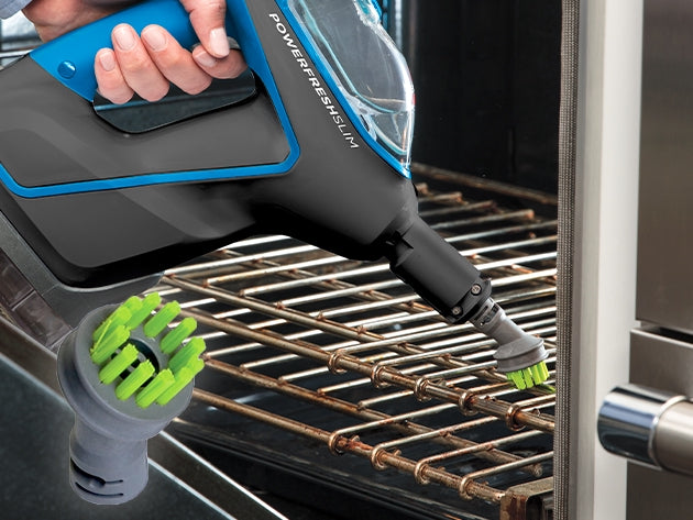 ممسحة بخار بيسيل 3*1  اسود في ازرق ( Power Fresh Slim)