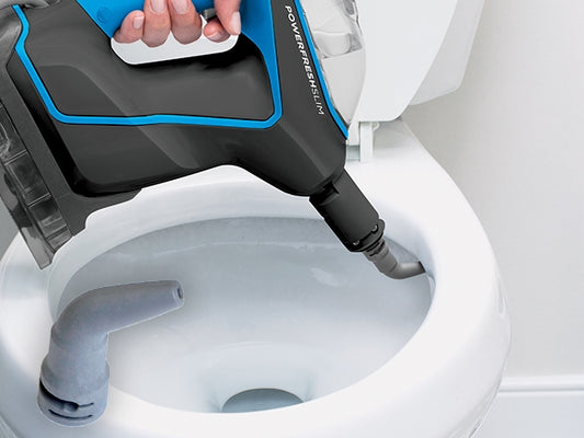 ممسحة بخار بيسيل 3*1  اسود في ازرق ( Power Fresh Slim)