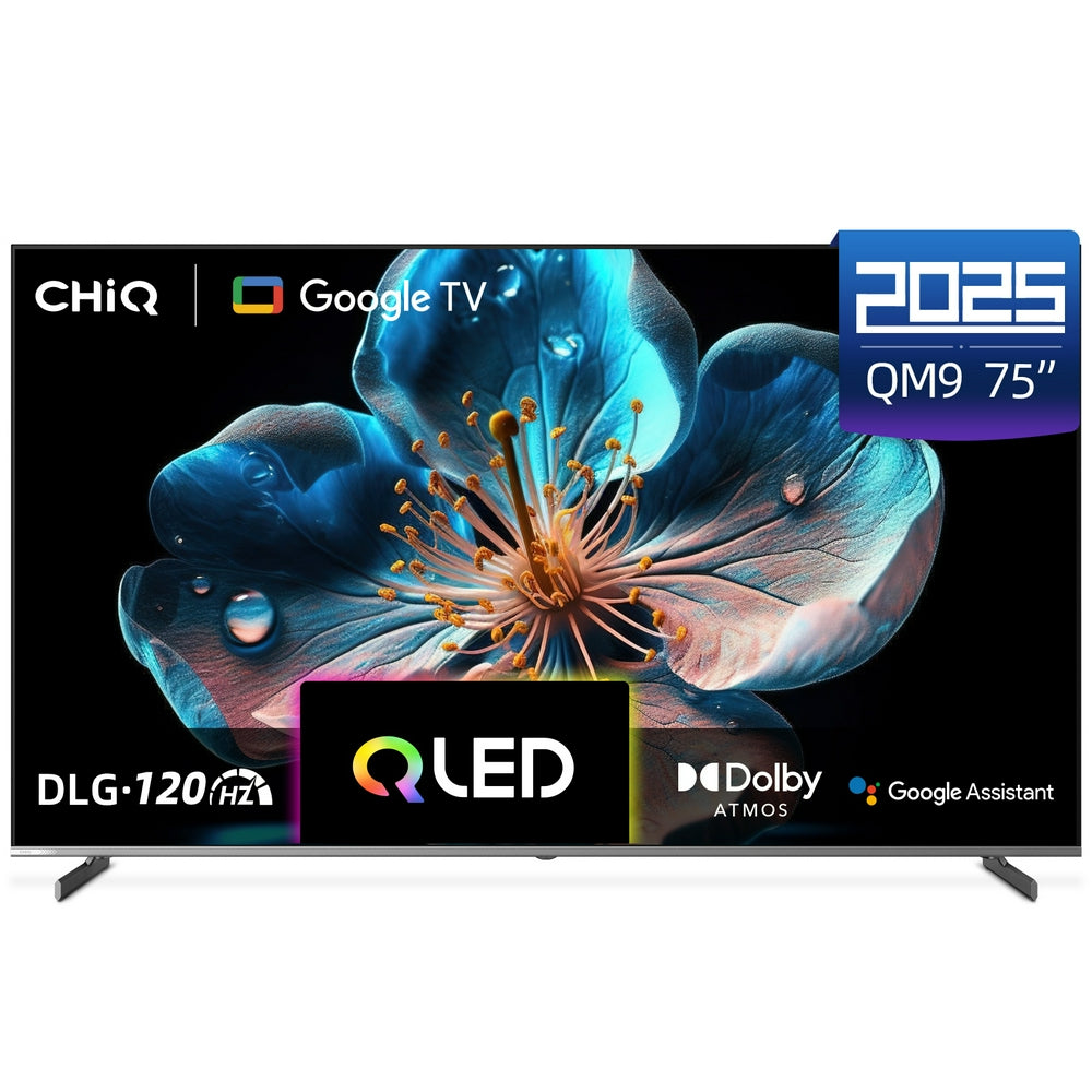 شاشة سمارت تشيك 75 بوصة اوامر صوتية 4K -GOOGLE TV-QLED