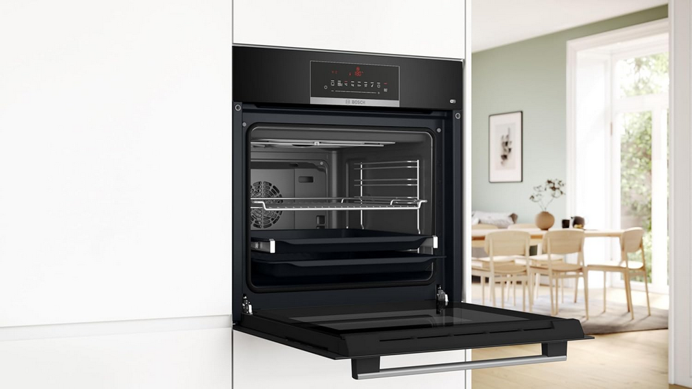 فرن بلت ان كهرباء بوش 60 سم اسود