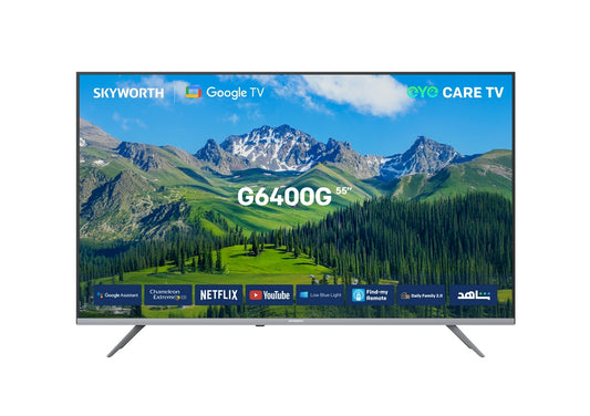 شاشة سمارت سكاي وورث 55 بوصة 4K - GOOGLE TV