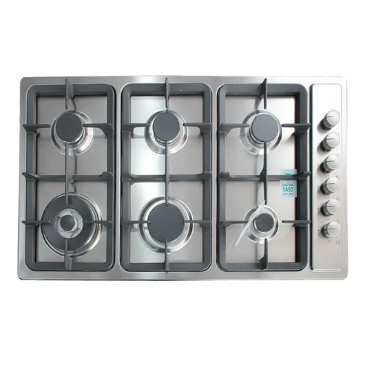 سطح بلت ان غاز اريستون 6عيون 90سم استيل (ايطالي)