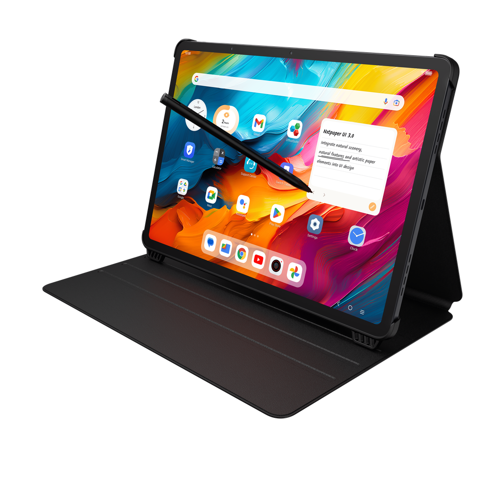 تابلت تي سي ال 14.3 بوصة اندرويد 14 - 256 جيجا رمادي