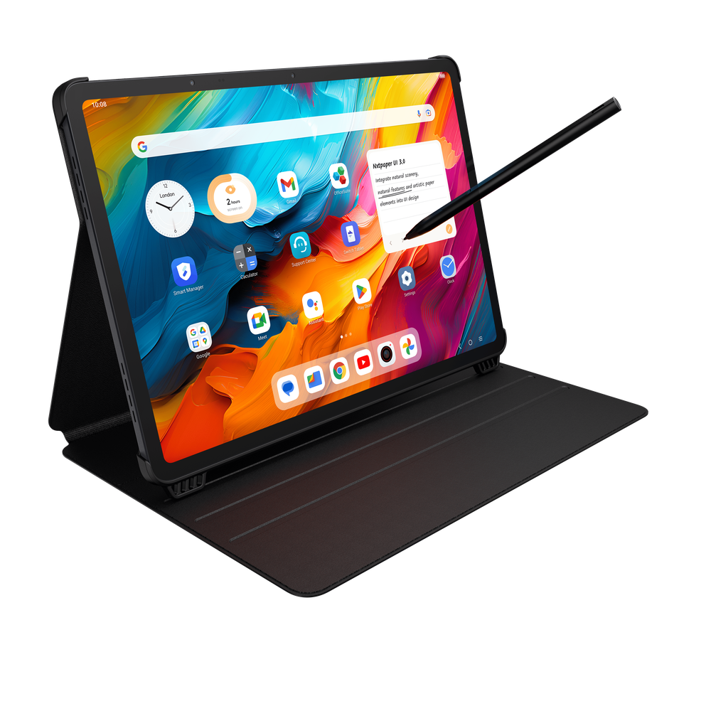 تابلت تي سي ال 14.3 بوصة اندرويد 14 - 256 جيجا رمادي