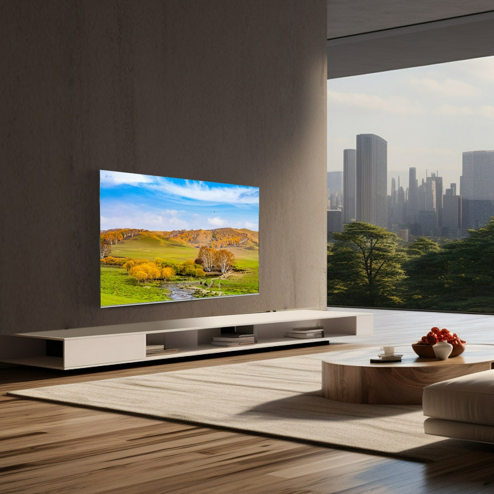 شاشة سمارت تشيك 85 بوصة اوامر صوتية 4K -GOOGLE TV-QLED