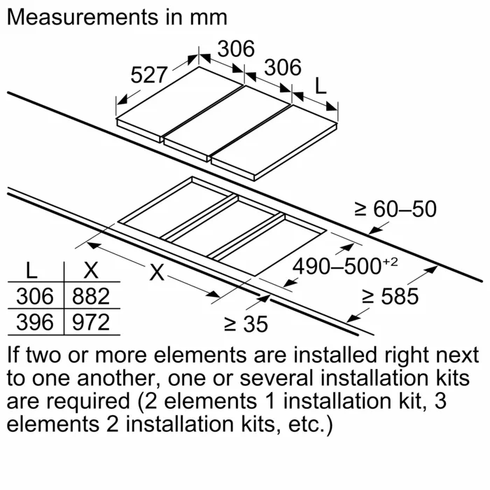 سطح  بلت ان كهرباء بوش 2 عين سيراميك 30سم اسود (اسباني)
