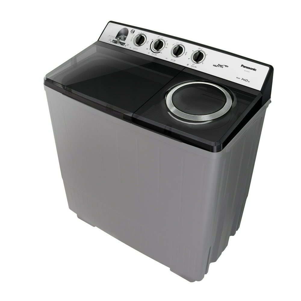 غسالة حوضين باناسونيك 14كيلو سلفر