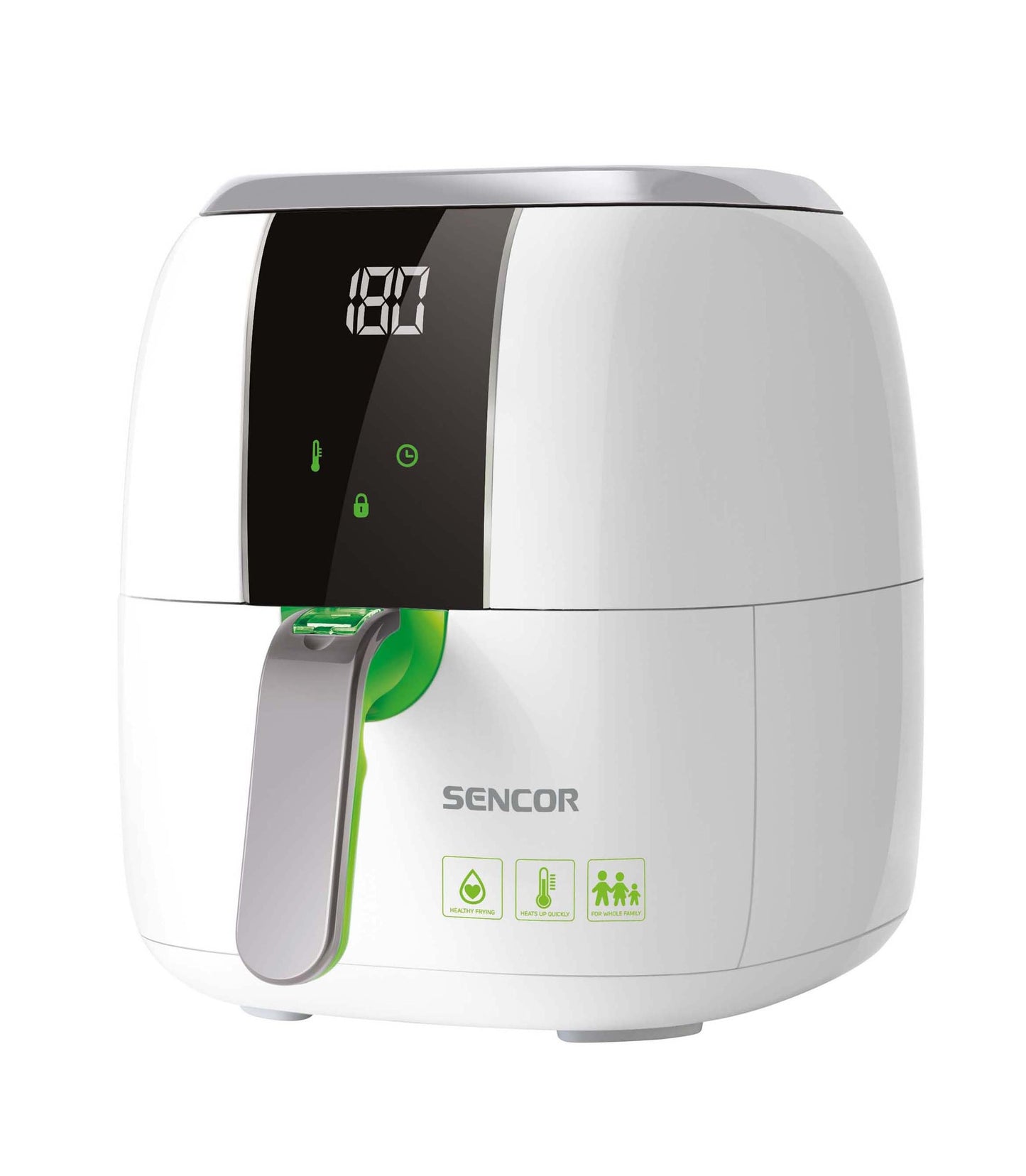 قلاية هوائية سينكور 6 برامج  3 لتر 1.400 واط ابيض