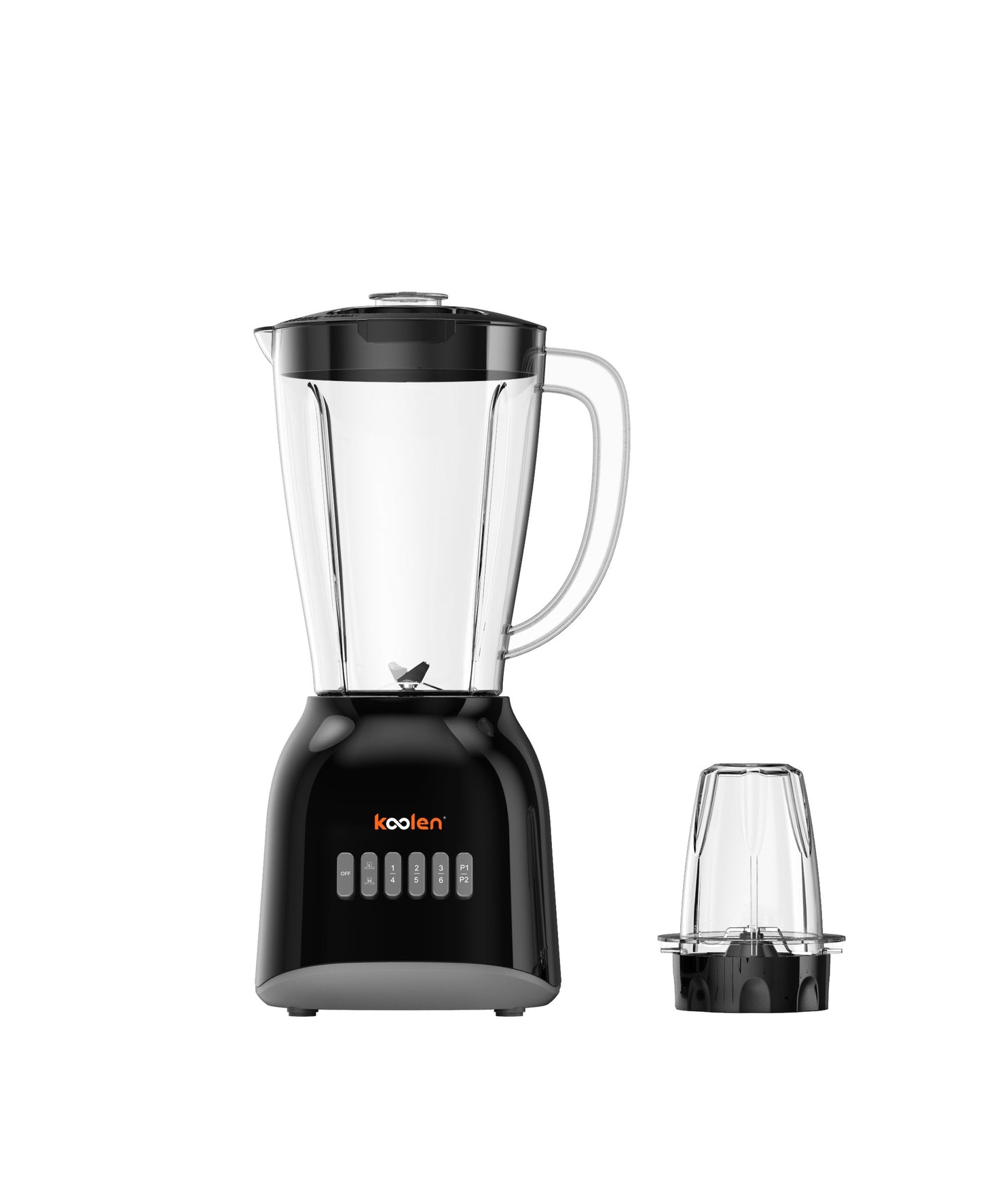 خلاط كولين مع مطحنة 6 سرعات 1.5 لتر 400 واط أسود