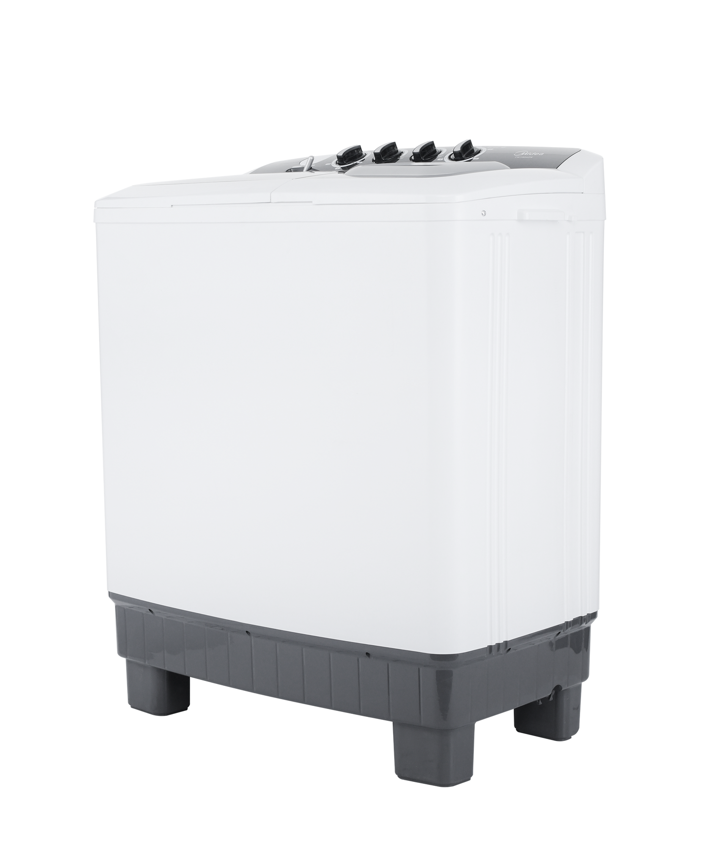 غسالة حوضين ميديا 10 كيلو غسيل ابيض (غطاء اسود)