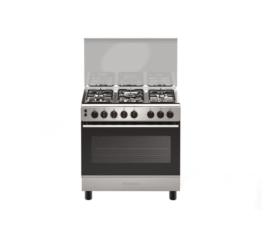 فرن غاز بومباني 5 عيون 50×80 استيل امان