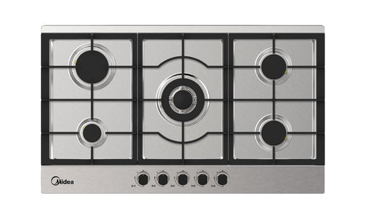 سطح بلت ان غاز ميديا 5 عيون 90 سم استيل