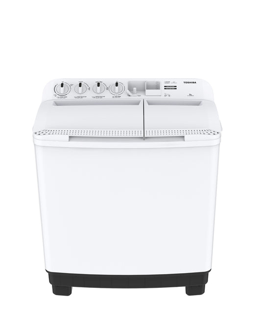غسالة حوضين توشيبا 10 كيلو ابيض