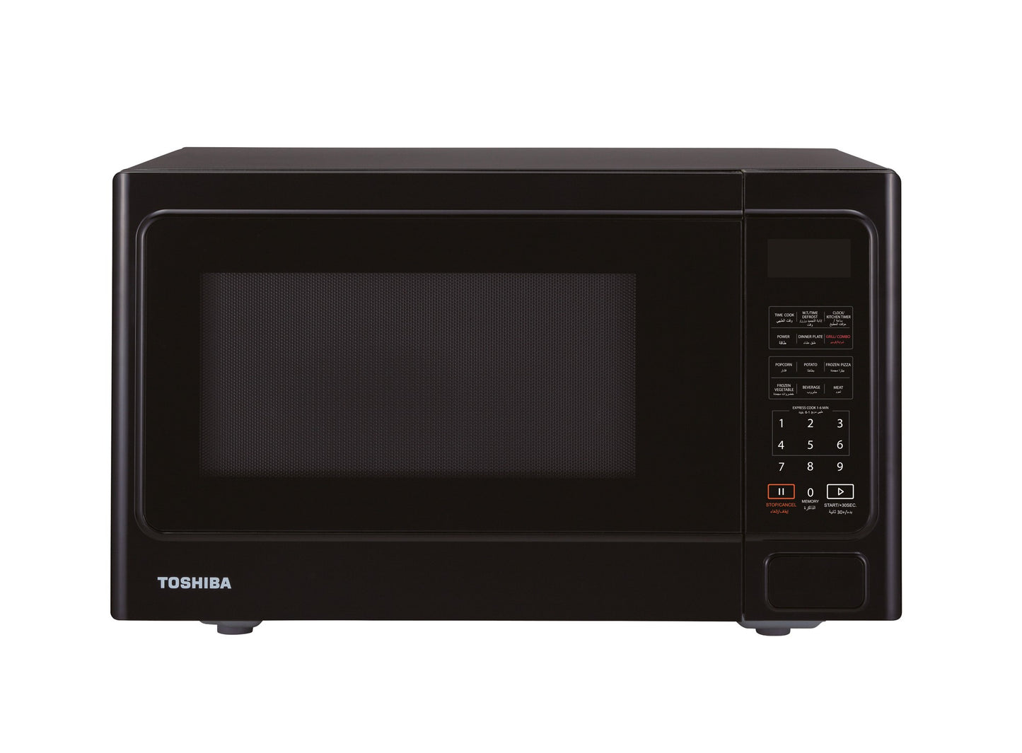 ميكرويف توشيبا 34 لتر 11مستوى تحكم ديجيتال اسود