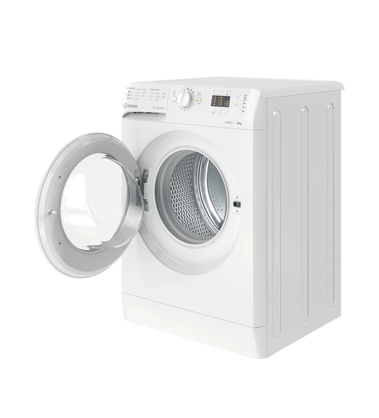 غسالة اوتوماتيك فتحة امامية اندست 6 كيلو 16 برنامج ابيض