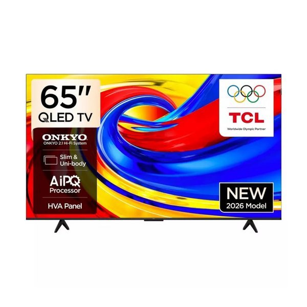 شاشة سمارت تي سي ال 65 بوصة 4K-GOOGLE TV-QLED-AIRPLAY